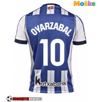 Moške Nogometnih dresov Real Sociedad Mikel Oyarzabal #10 Domači 2025-26 Kratki rokavi